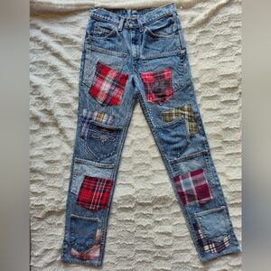 Levi's Denim Patchwork‎ Skinny Jeans ⚠️⬇️